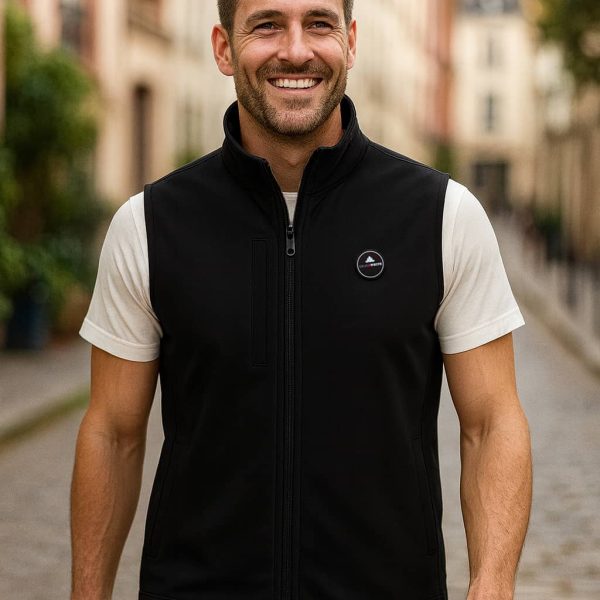 veste softshell homme sans manches